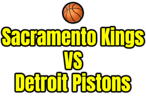 Sacramento Kings VS Detroit Pistons PNG