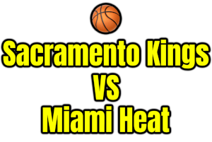 Sacramento Kings VS Miami Heat PNG