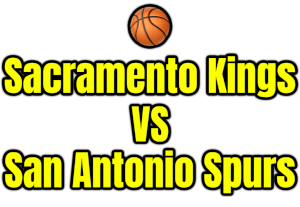 Sacramento Kings VS San Antonio Spurs PNG