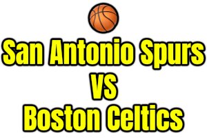 San Antonio Spurs VS Boston Celtics PNG