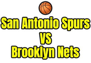 San Antonio Spurs VS Brooklyn Nets PNG