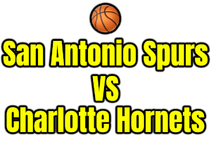 San Antonio Spurs VS Charlotte Hornets PNG