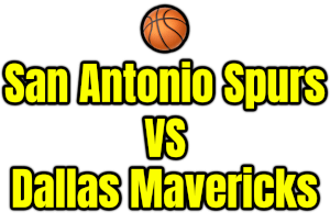 San Antonio Spurs VS Dallas Mavericks PNG