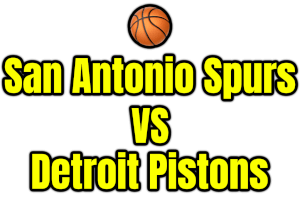 San Antonio Spurs VS Detroit Pistons PNG