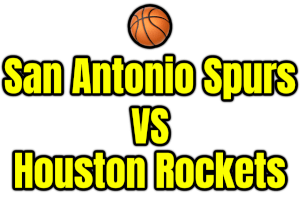San Antonio Spurs VS Houston Rockets PNG