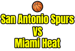 San Antonio Spurs VS Miami Heat PNG