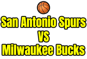 San Antonio Spurs VS Milwaukee Bucks PNG
