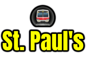 St. Paul's  London Underground Station Logo PNG