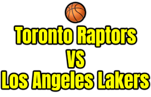Toronto Raptors VS Los Angeles Lakers PNG