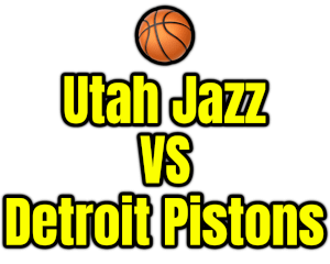 Utah Jazz VS Detroit Pistons PNG