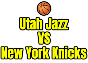 Utah Jazz VS New York Knicks PNG