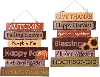Wooden Thanksgving Signs
