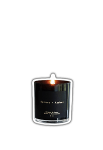 black candle PNG