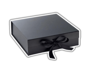 black gift box PNG