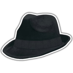 black hat PNG