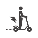 electric scooters icon